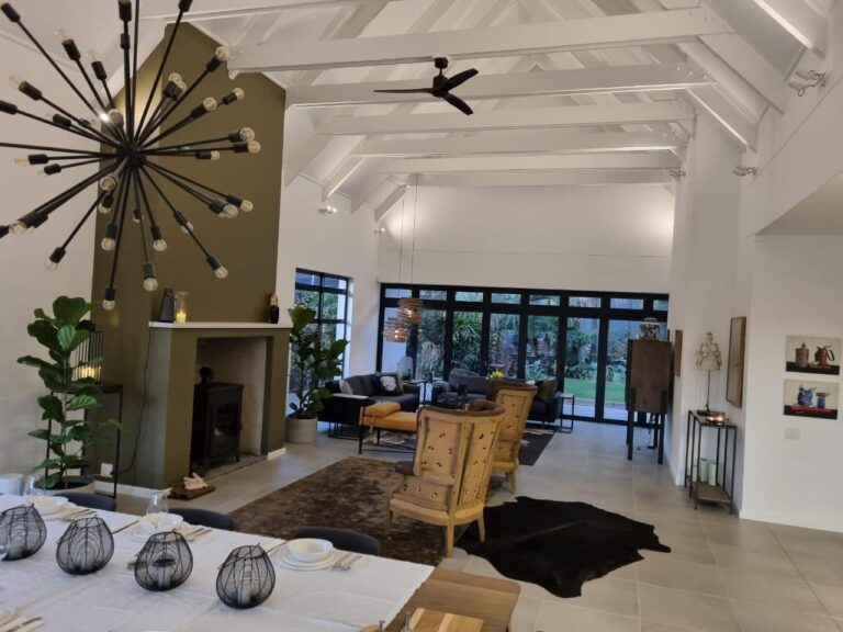 Exposed Trusses Ceiling